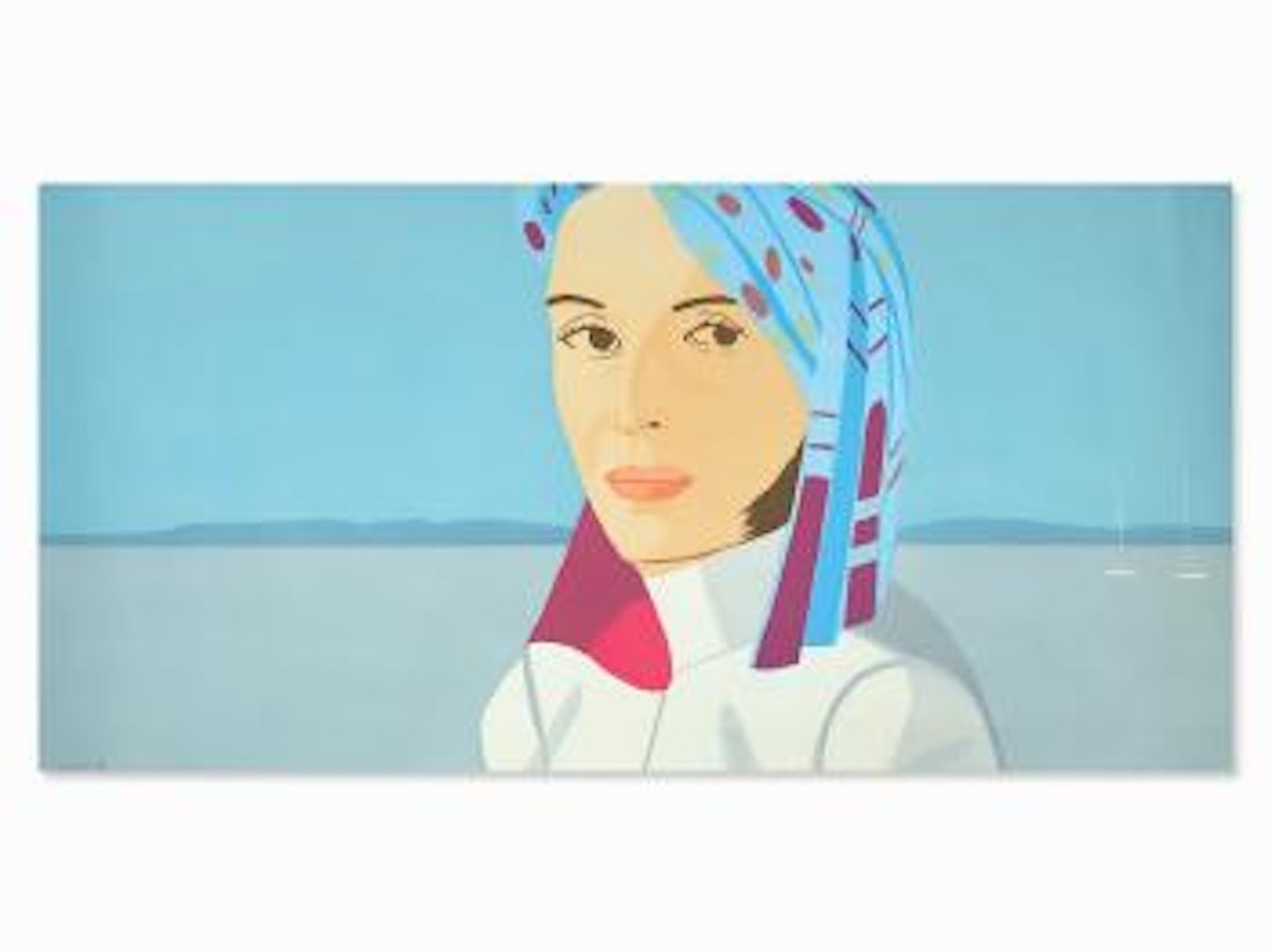 Blue Hat by Alex Katz