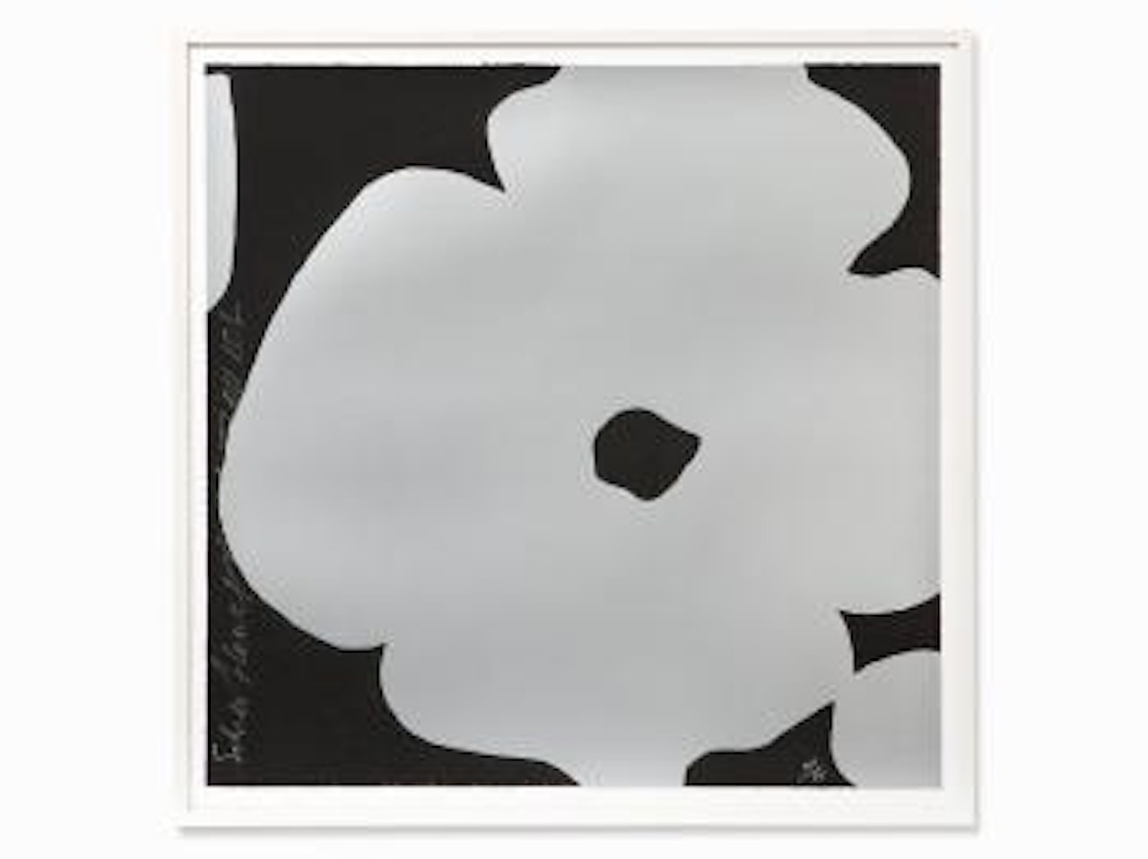 Silver Flowers March 3 by Donald Sultan