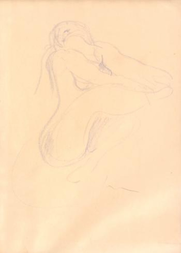Nudo femminile by Lucio Fontana