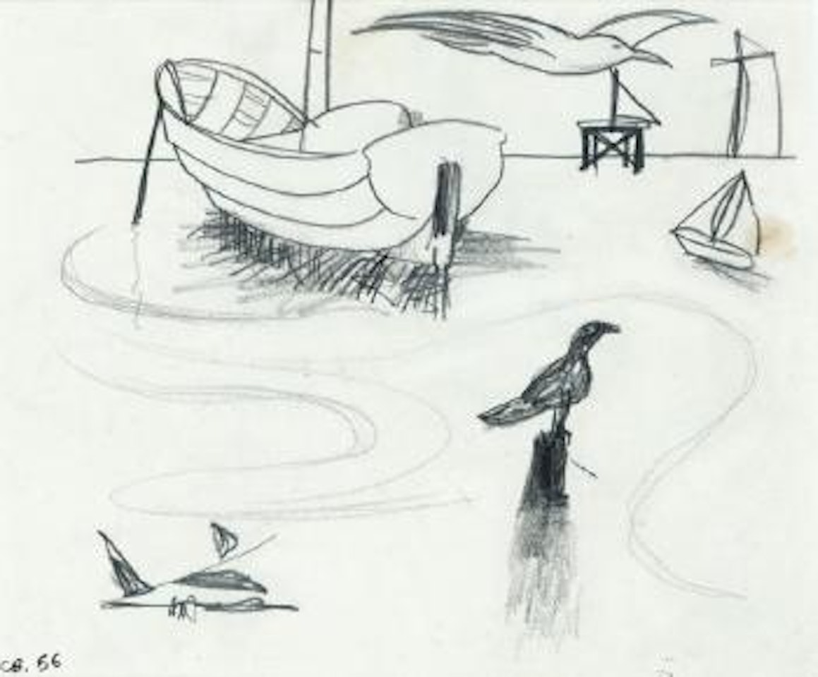 Seagulls by Charles Blackman