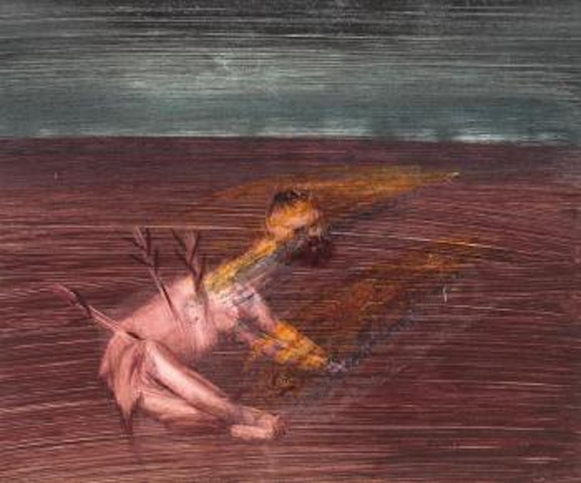 Chirón wounded in cave by Sidney Nolan