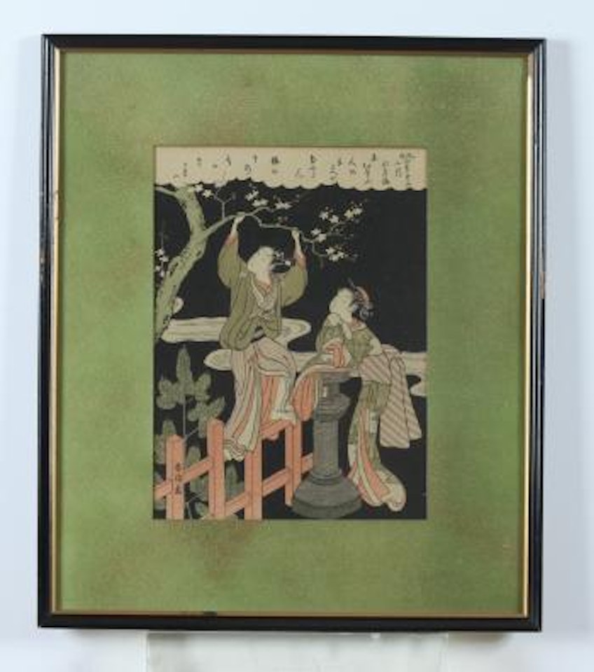 Two geishas by Suzuki Harunobu