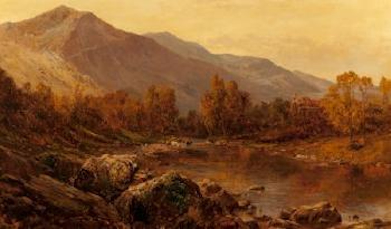 The Vale of Llangollen by Alfred de Breanski