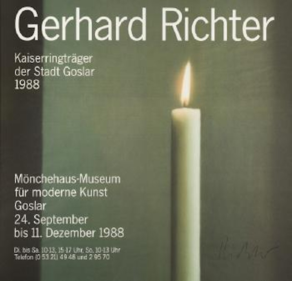 Plakat: Kerze I by Gerhard Richter