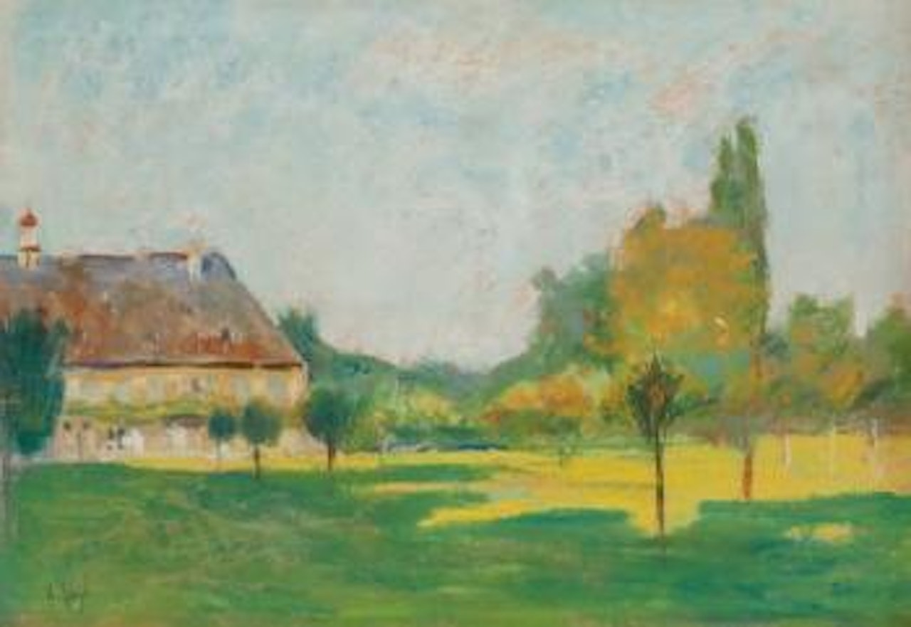 Schloss Reinhartshausen by Lesser Ury