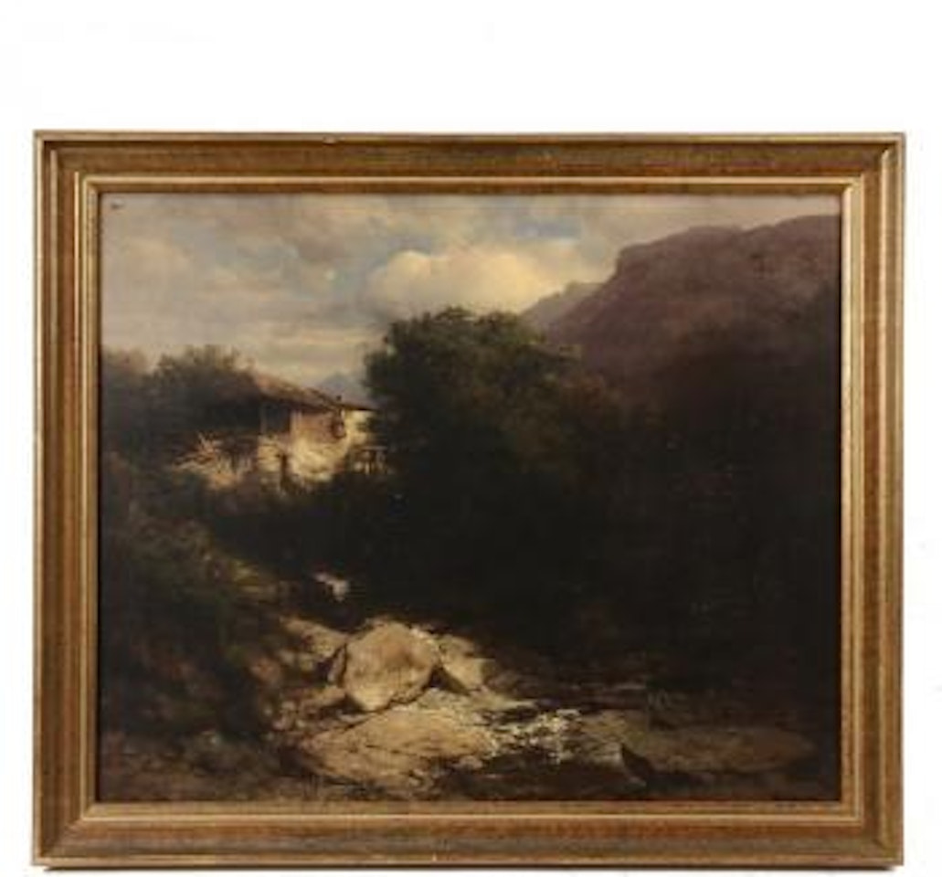 The alpine mill by Alexandre Calame