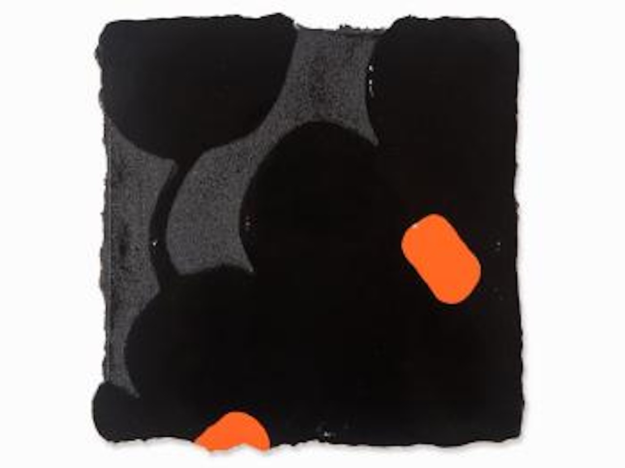 Black and Orange by Donald Sultan