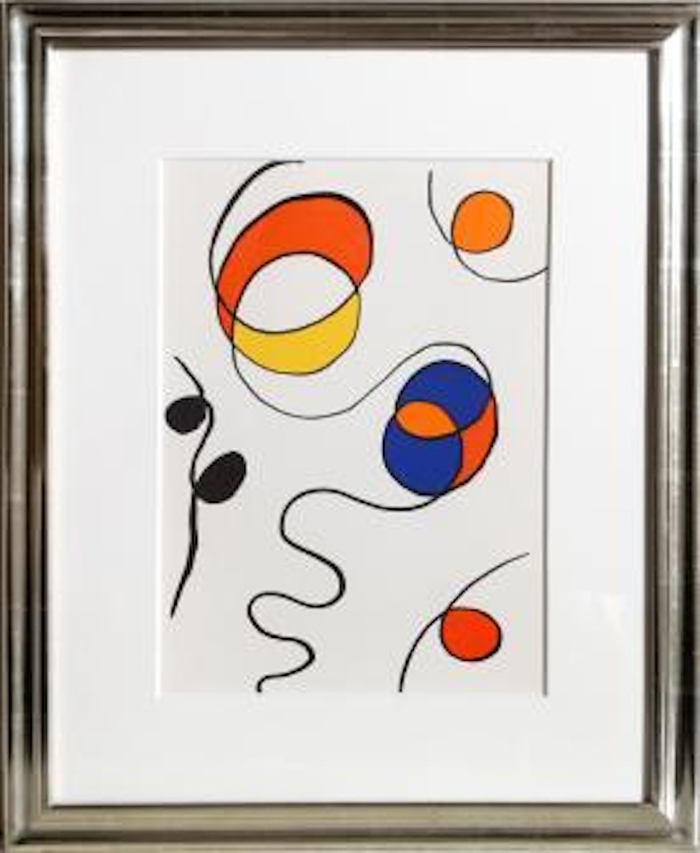 Balloons from Derriere Le Miroir by Alexander Calder