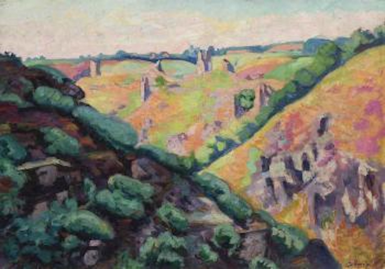 Les ruines du Château de Crozant by Armand Guillaumin