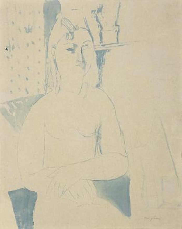 Nudo di donna seduta by Amedeo Modigliani