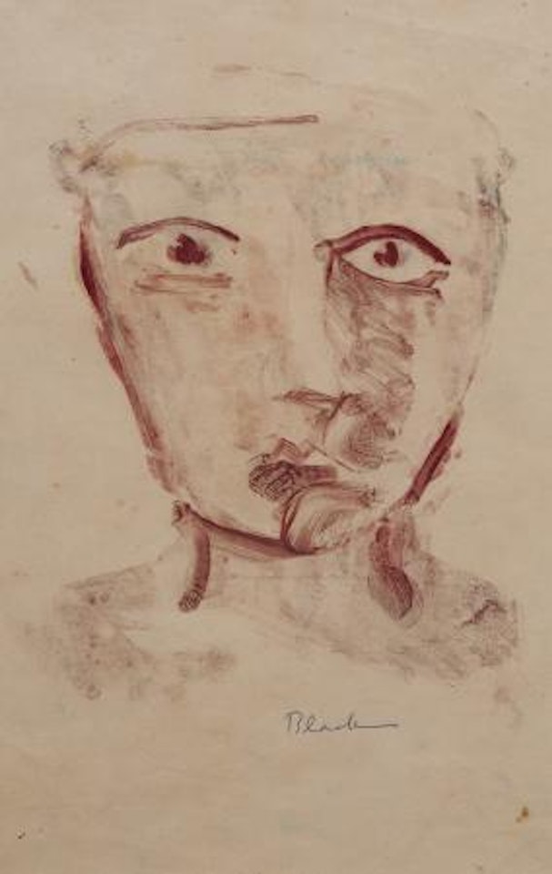 Red Faced by Charles Blackman