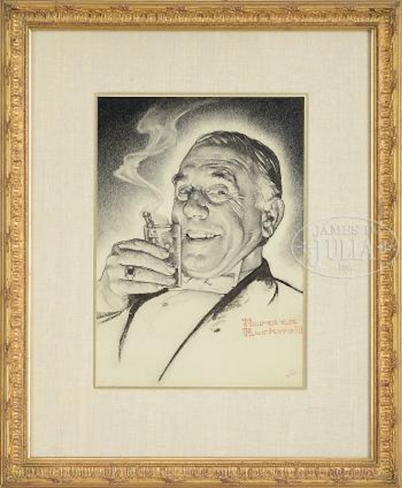 Hot toddy by Norman Rockwell