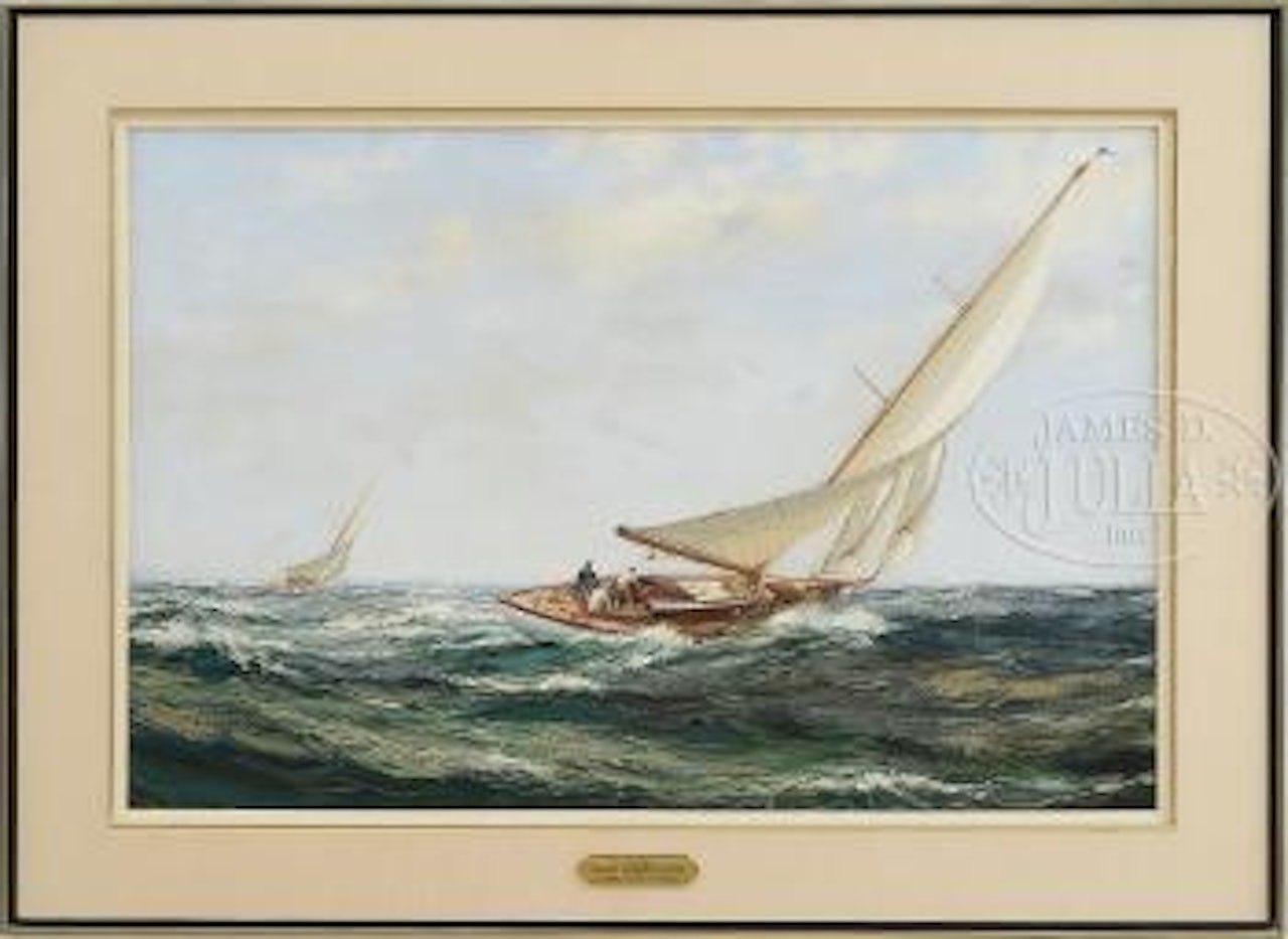 The race by Montague Dawson