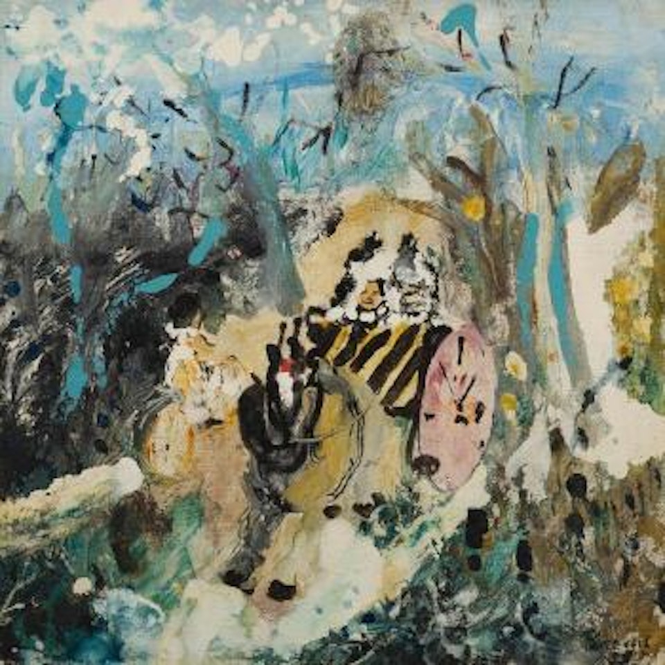 Horse and sulky by John Perceval