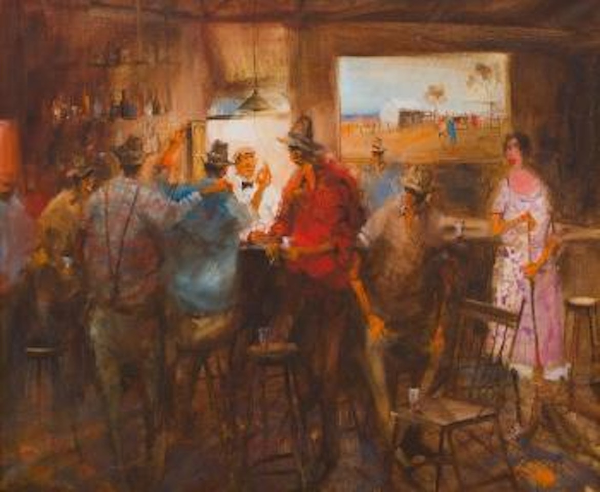 The embroiderer by Hugh Sawrey
