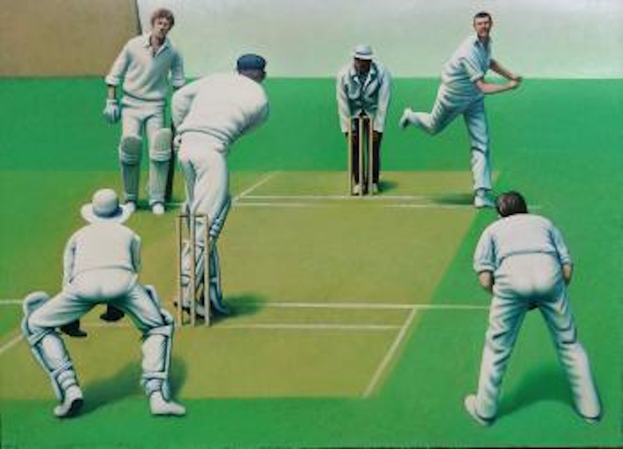 The cricket match by Michael Smither