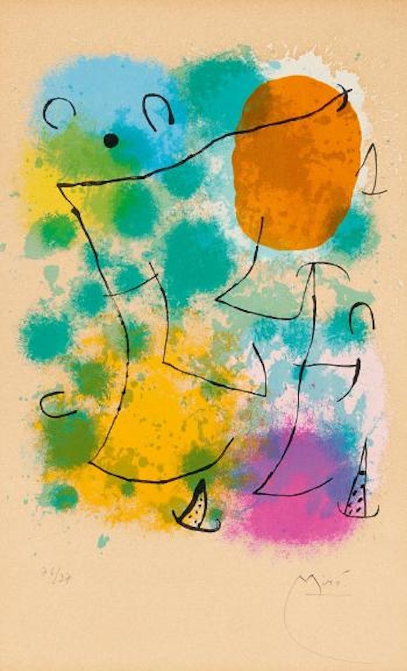 Hommage à Rimbaud by Joan Miró