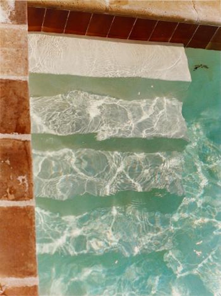 Steps into the Water by David Hockney