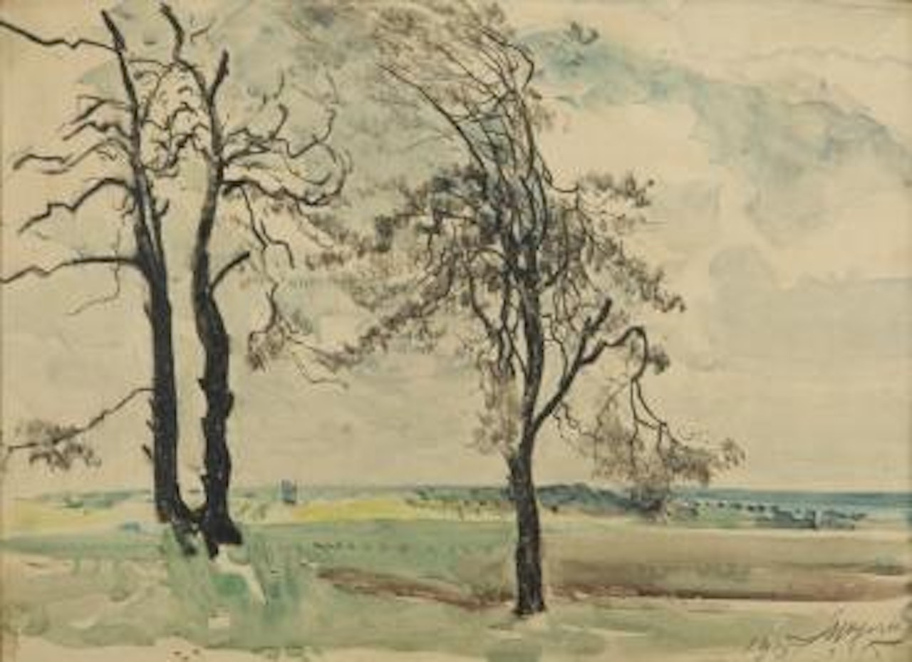 Landscape by Leon Wyczolkowski
