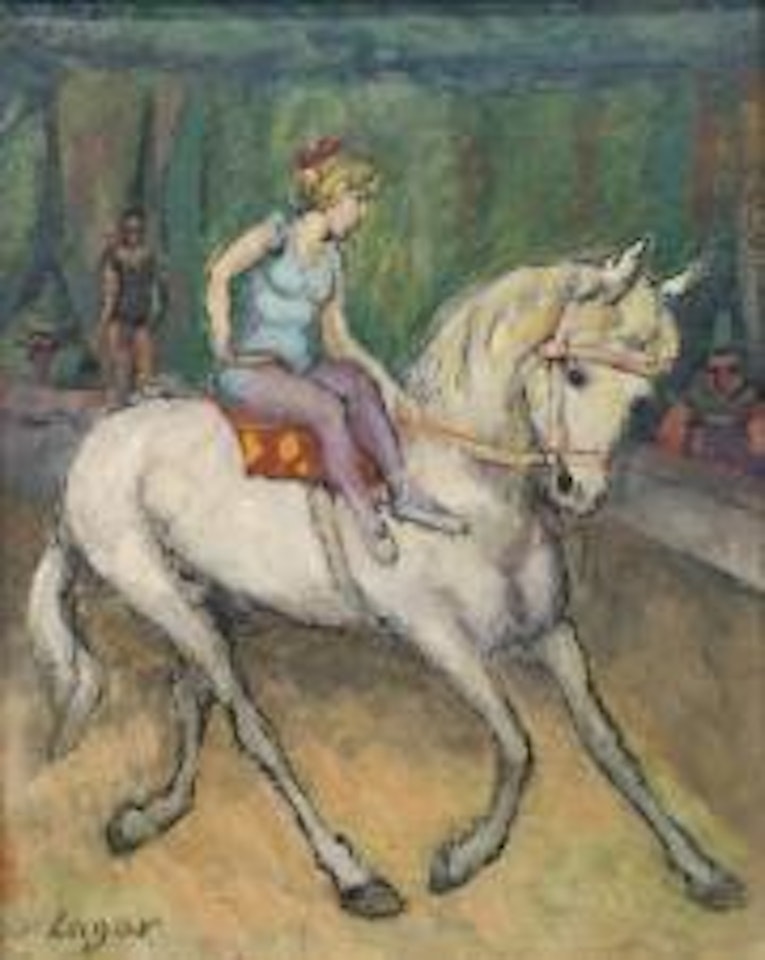 L'écuyère au cirque by Celso Lagar