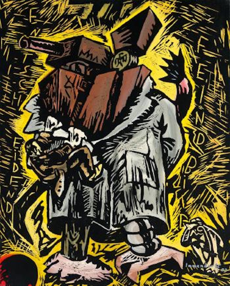 Entscheidend Feindbild by Jörg Immendorff