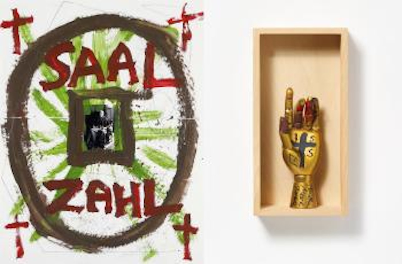 SAAL ZAHL. 2-teilige Arbeit by Jonathan Meese