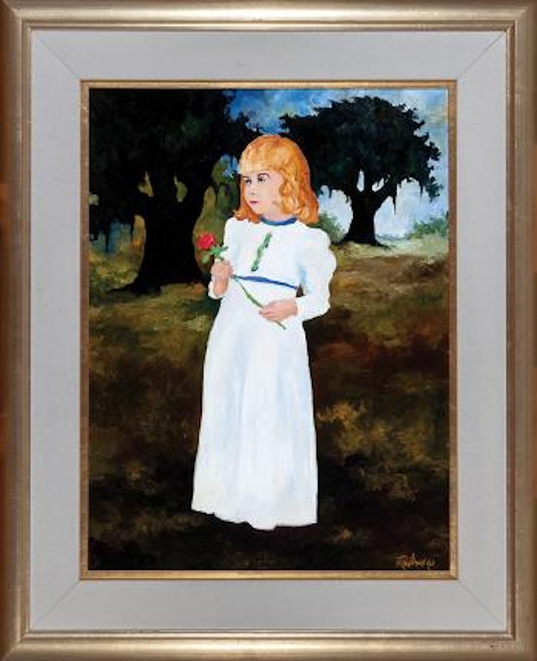 Flower girl by George Rodrigue