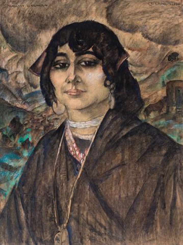 Spaansche Zigeunerin - Spanish Gipsy Woman by Leo Gestel