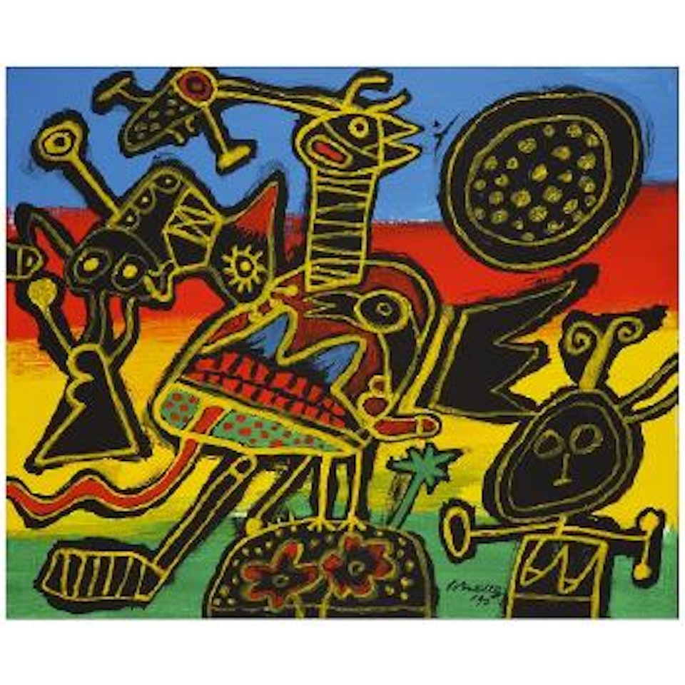 Autour du palmier la fête by Corneille