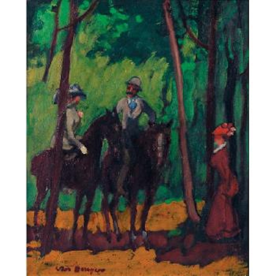 Cavaliers au Bois de Boulogne by Kees van Dongen
