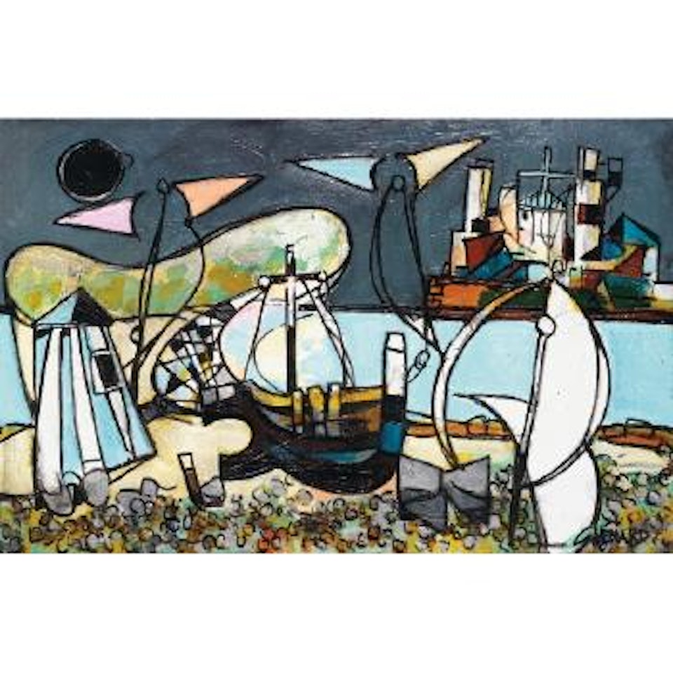 Le voilier by Claude Venard