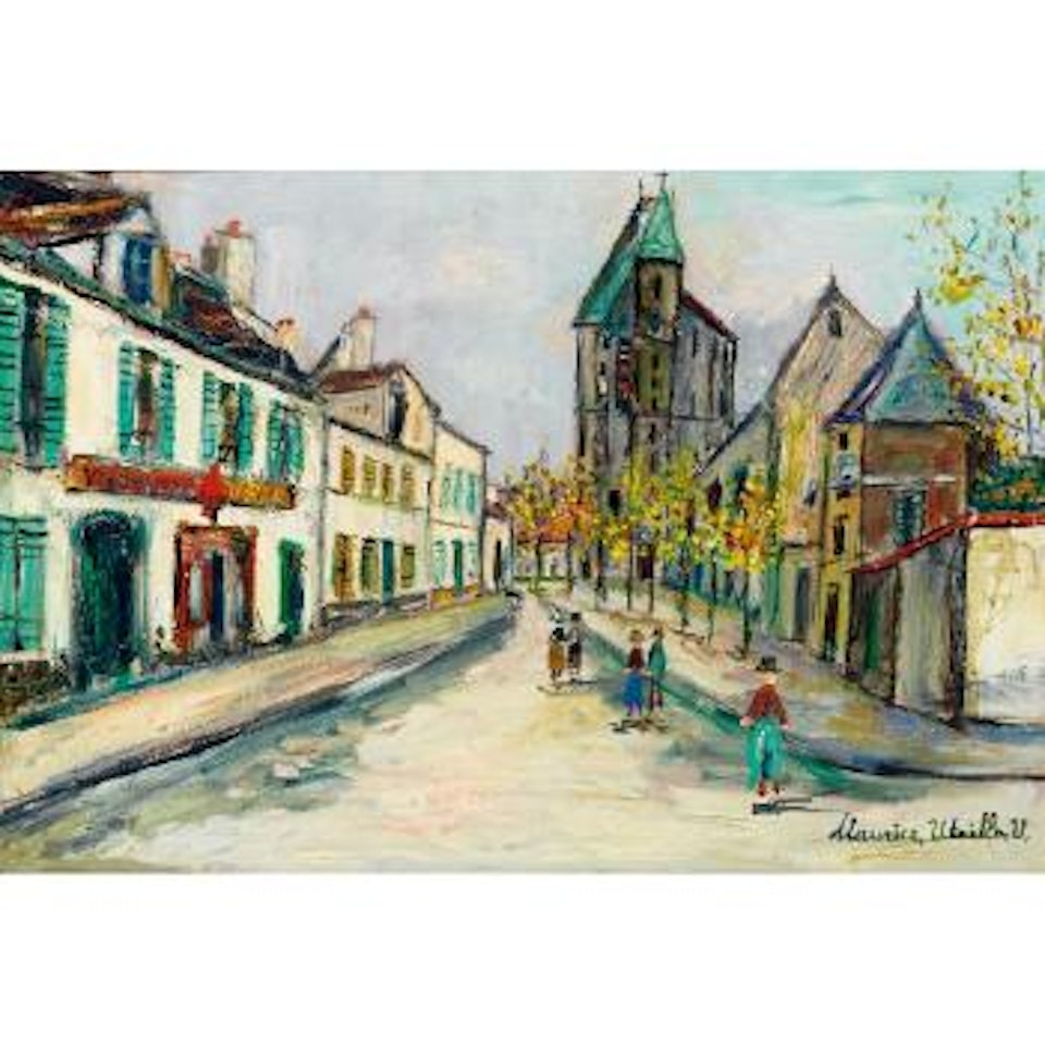 Rue de banlieue by Maurice Utrillo