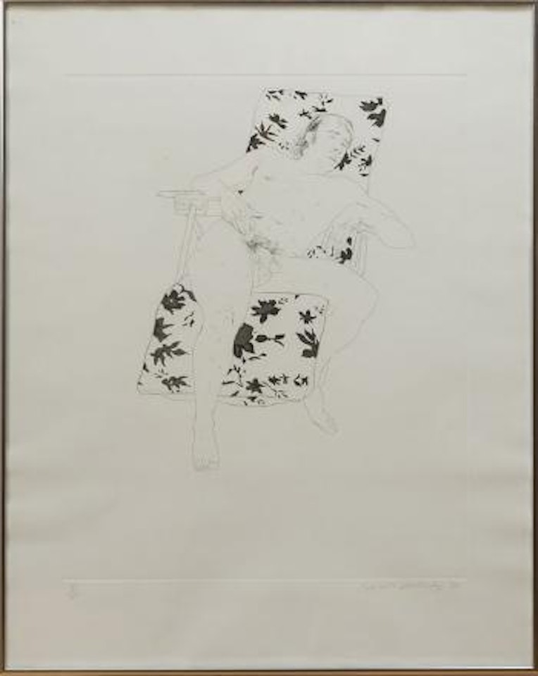 Mo Asleep by David Hockney