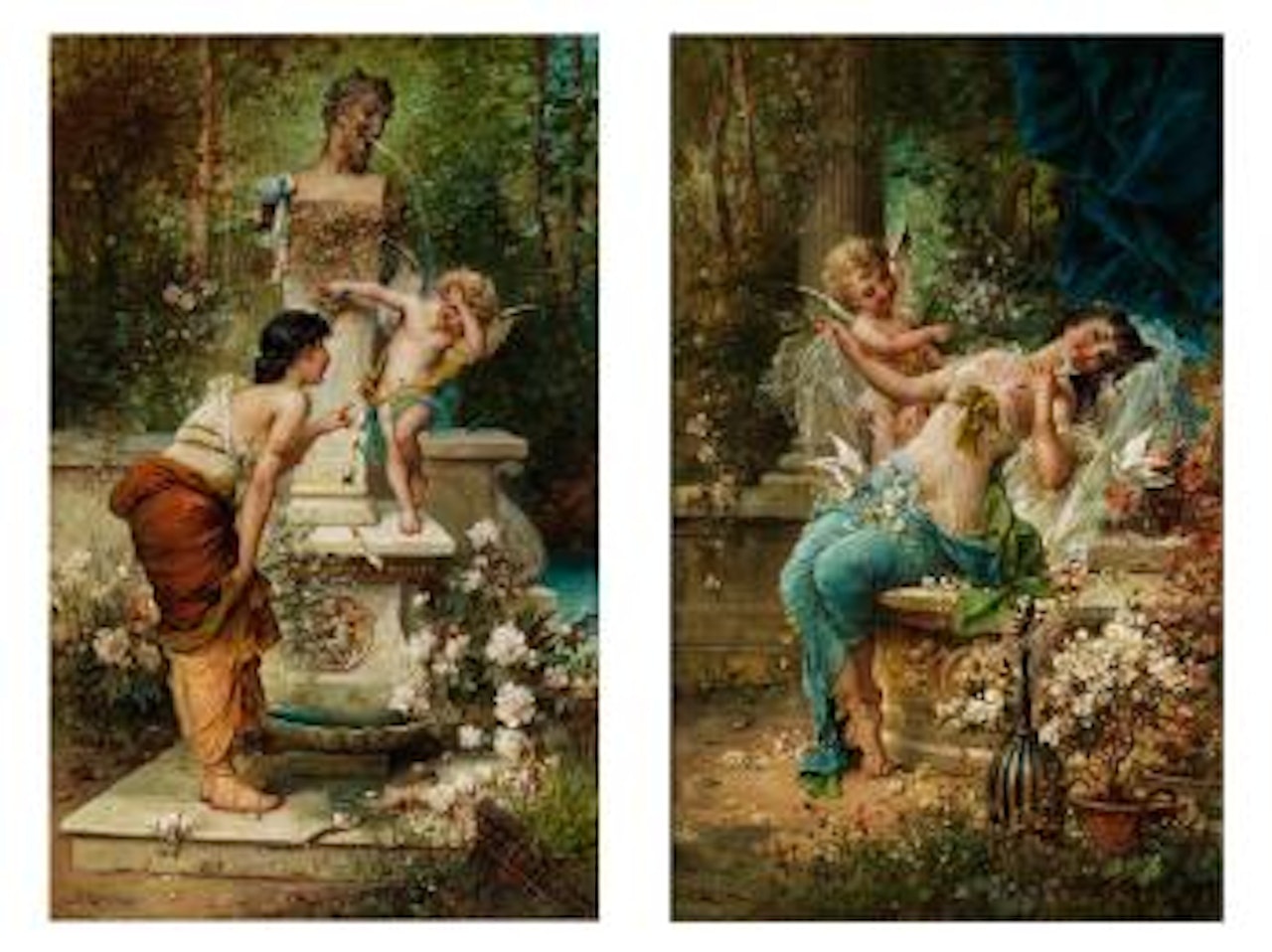 Bestrafter Übermut; Besiegt by Hans Zatzka