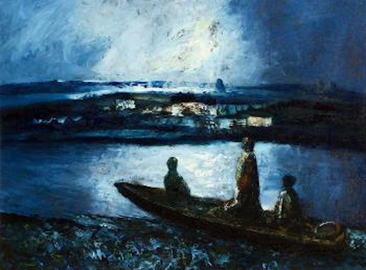 Three boatmen by Daniel O'Neill