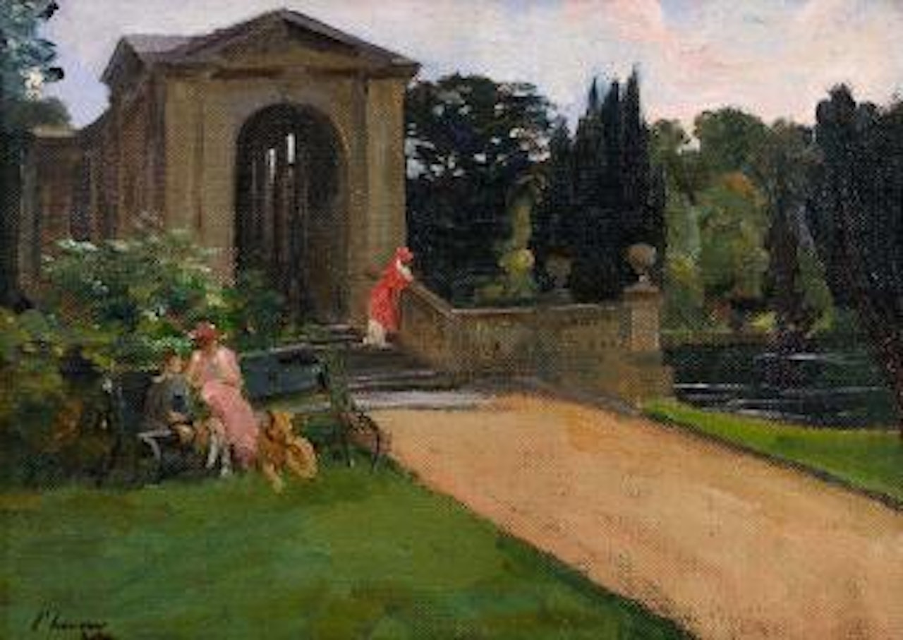 The Palladian Bridge, Wilton by John Lavery