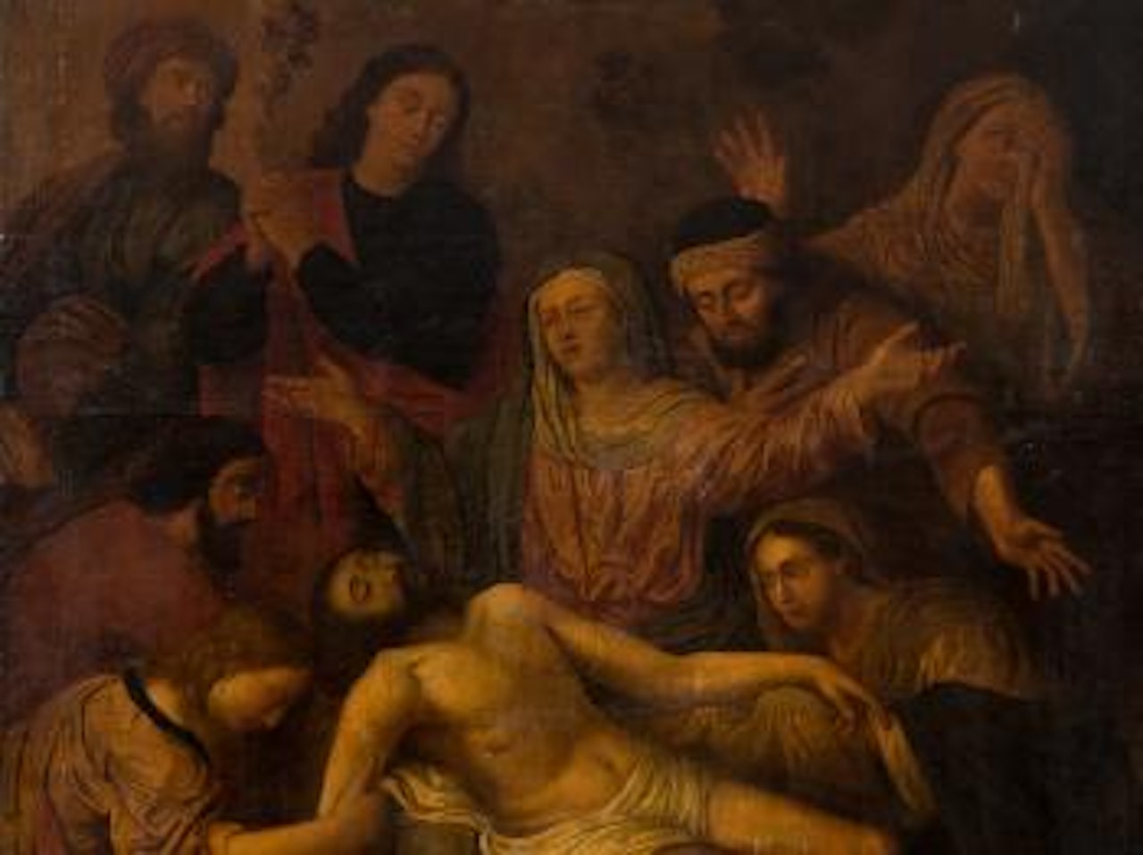 Entombment of Christ by Flemish School