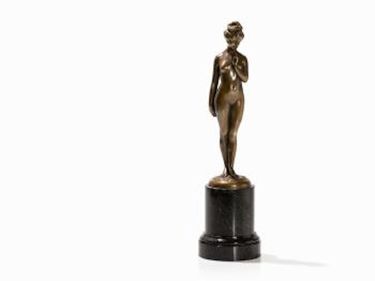 Small Female Bronze Nude by Ferdinand Preiss