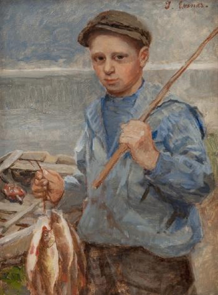Fiskergutt by Jahn Ekenaes