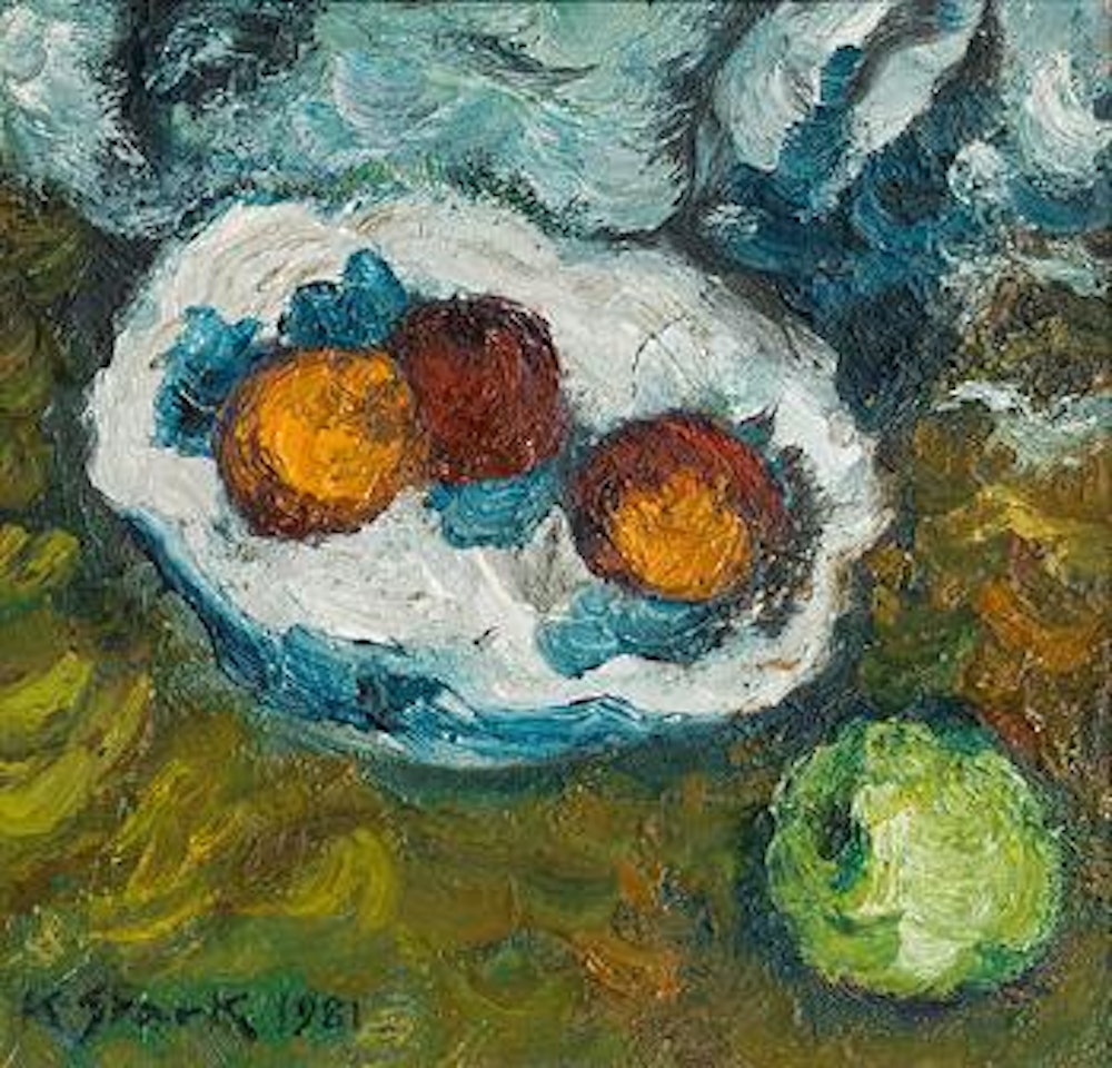 Stillleben mit Äpfeln by Karl Stark