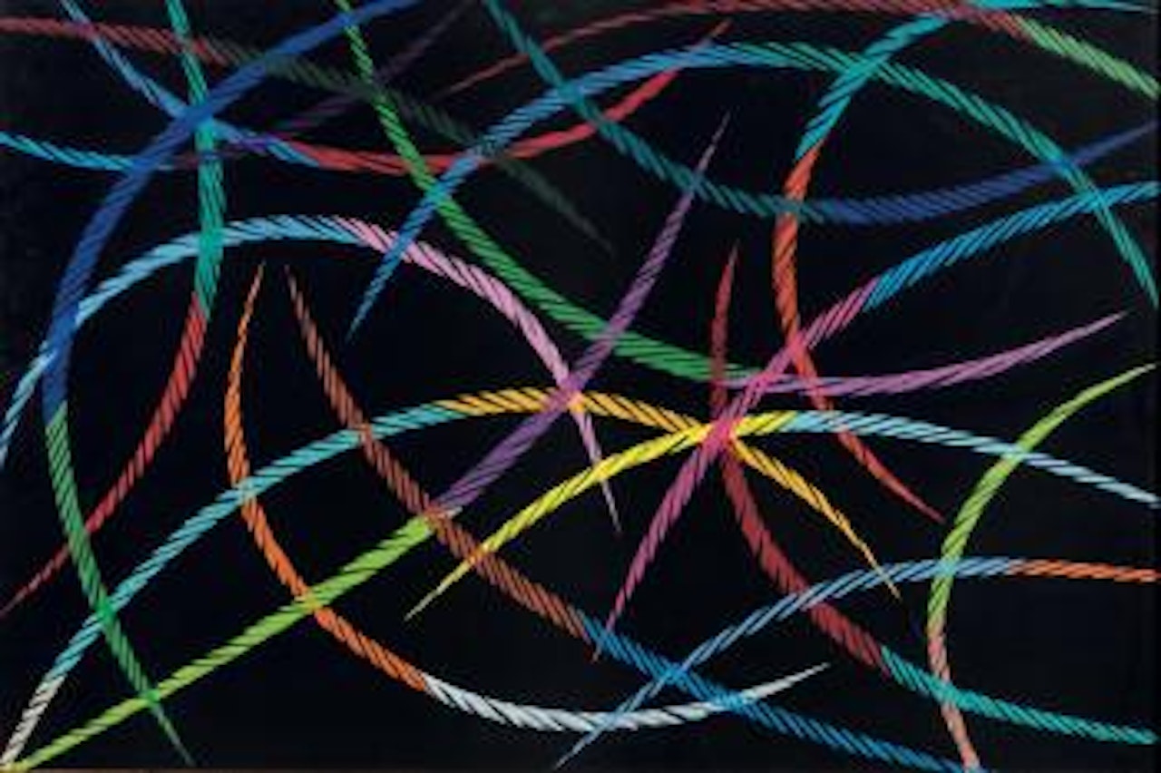 Ghirlanda scura by Piero Dorazio