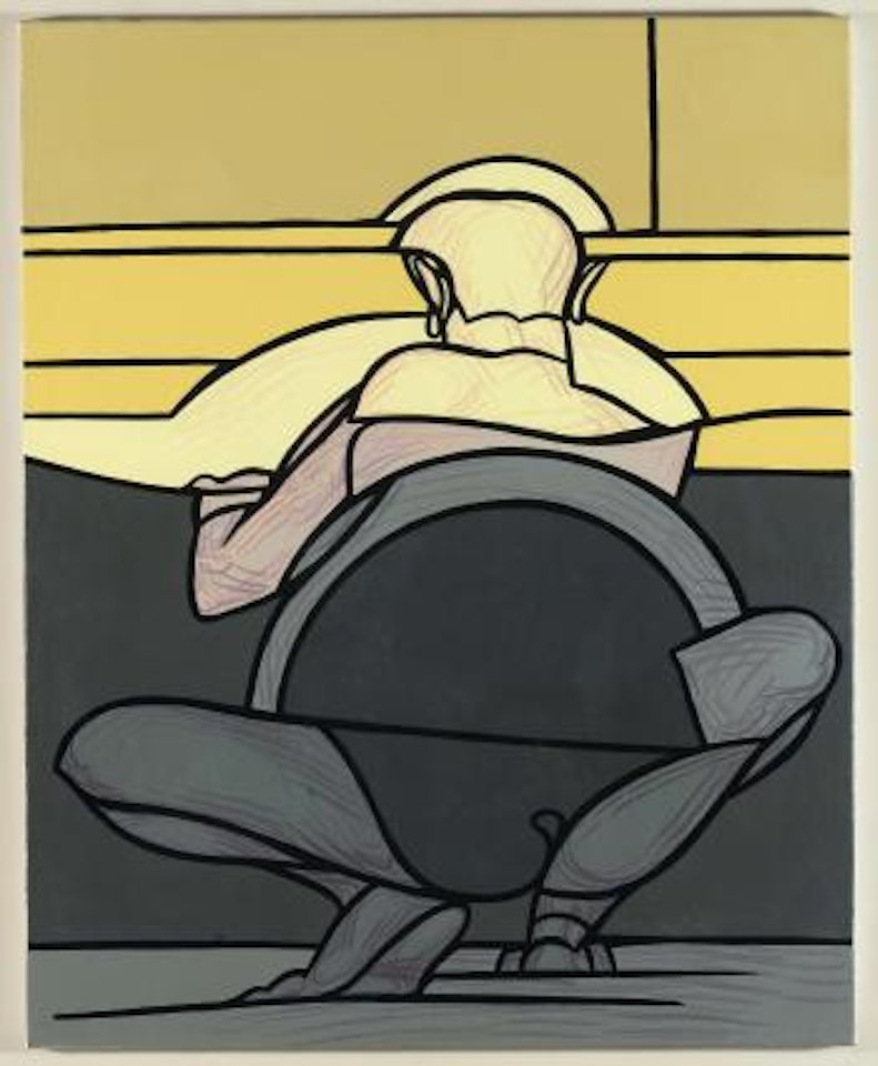 Studio per Il santo by Valerio Adami