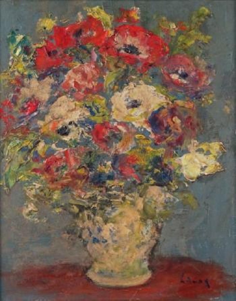 Vase de fleurs by Celso Lagar