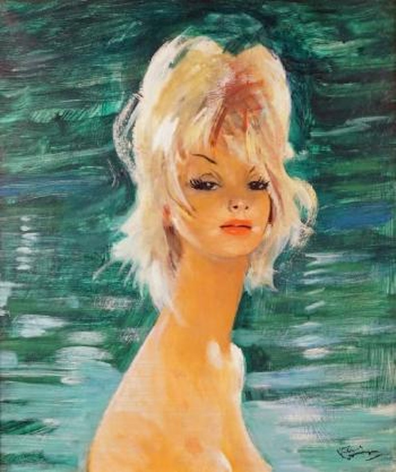 La douce Miss Gazelle by Jean Gabriel Domergue