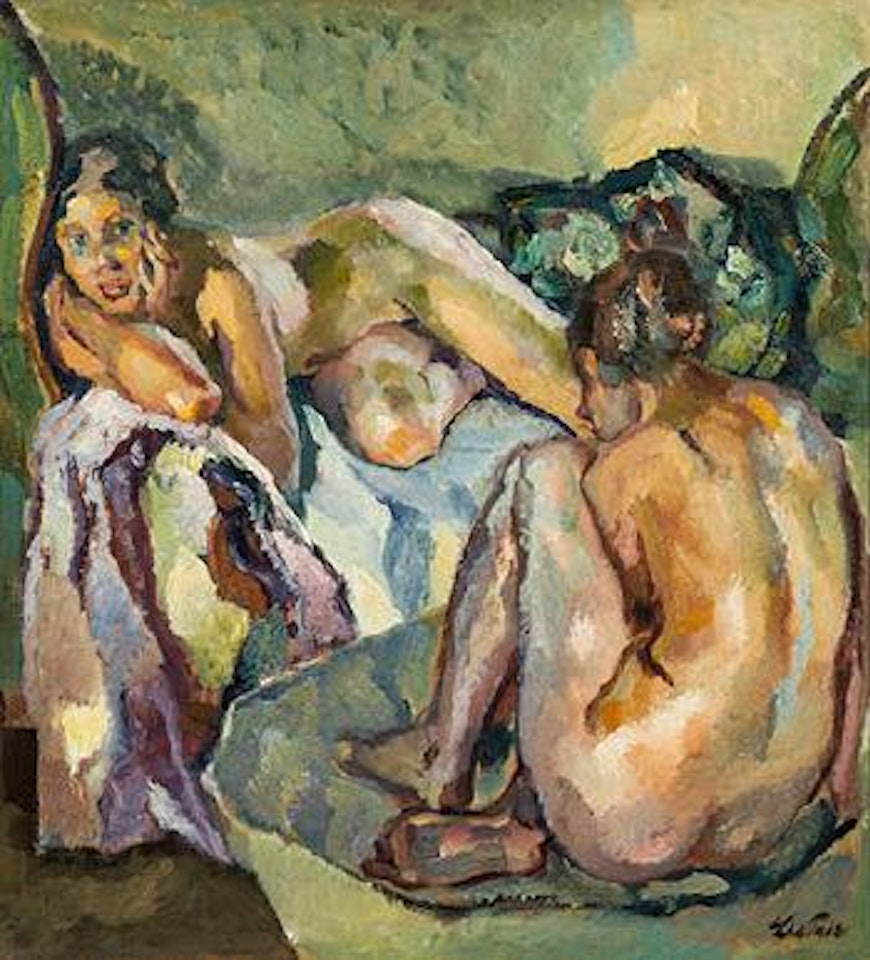 Zwei Akte by Leo Putz