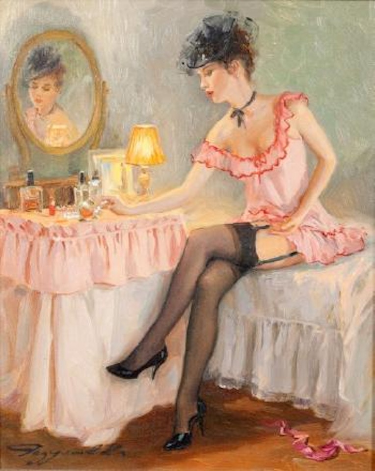 Devant la coiffeuse by Constantin Razoumov