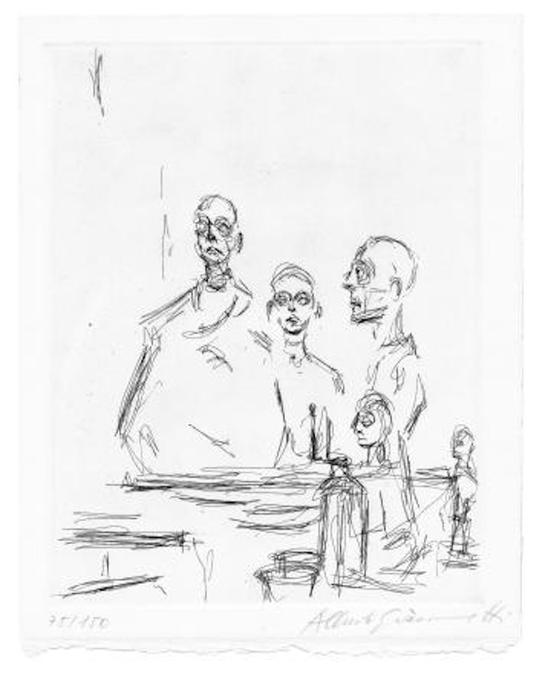 Sculptures dans l’atelier by Alberto Giacometti