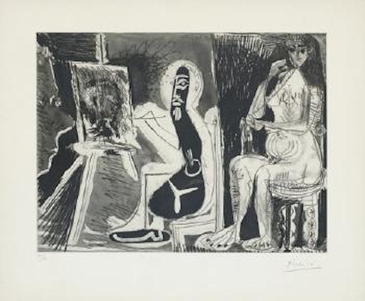 Dans l’atelier by Pablo Picasso