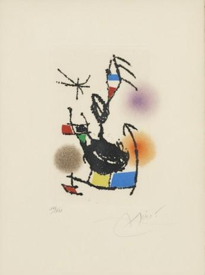 Dans la lueur oblique by Joan Miró