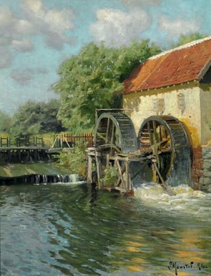 Sæby Mill by Peder Mork Monsted